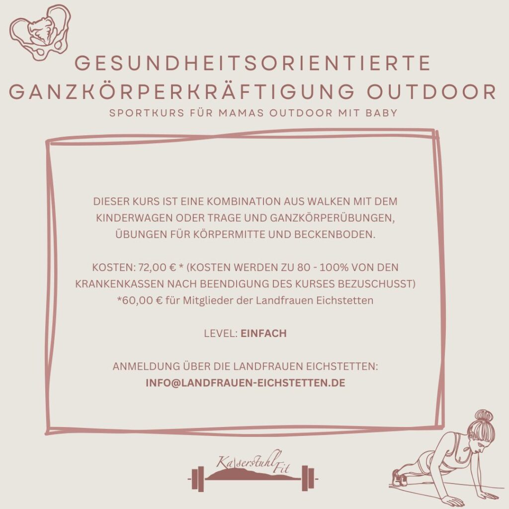 Kursübersicht: Gesundheitsorientierte Ganzkörperkräftigung Outdoor